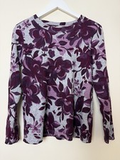 Damart Women's Burgundy Floral