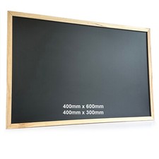 BLACKBOARD  SMALL OR LARGE WOODEN FRAMED OFFICE NOTICE MENU CHALK BOARD
