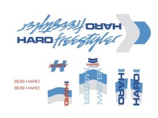 Haro Freestyler Master 86 Decal Set old school BMX Restoration