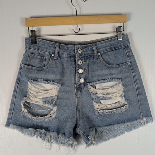 American flag denim shorts - flag,