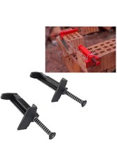 Fdit 2pcs Brick Cladding Leveling Measurement Tool Heavy Duty Plastic Masonry