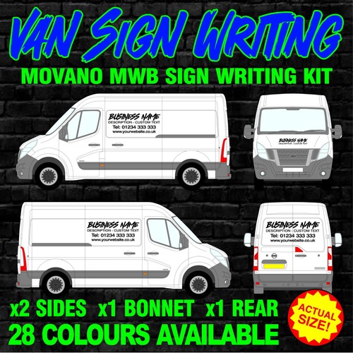 Fits vauxhall movano - fits, sign