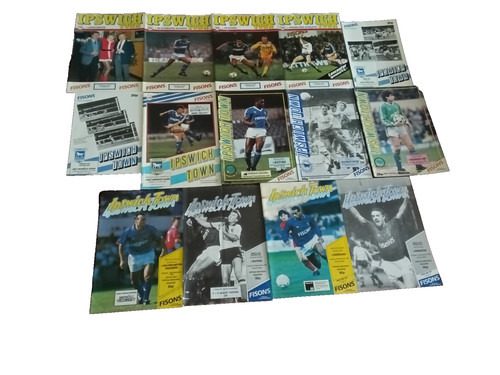 Ipswich town programmes - ipswich,