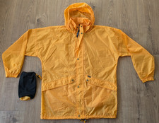 Keela Terra Packable Waterproof Jacket Gold Lightweight Rain Cagoule CHEST 52"