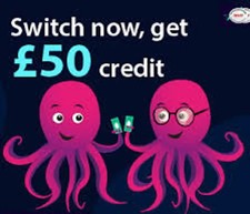 Octopus Energy £50 Discount Code, Referral Voucher money off gas electric bill