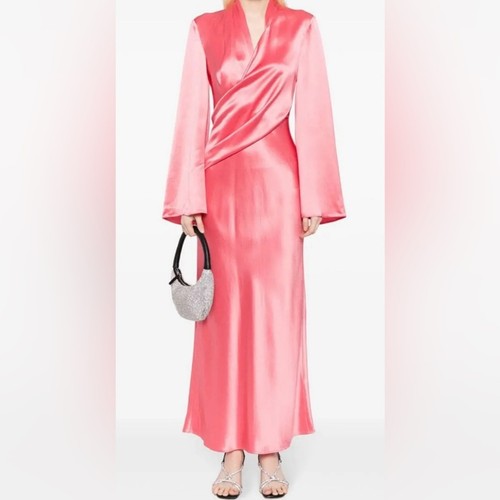 Acler pink picadilly satin - pink,
