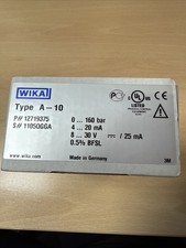 WIKA A-10 Series Pressure