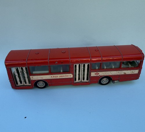 Dinky toys single deck red - red, bus