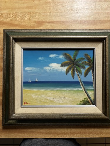 Framed oil painting canvas - oil,