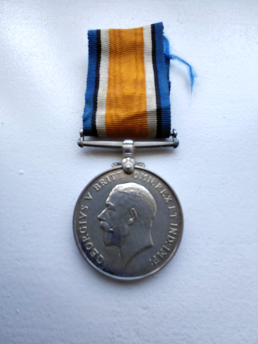 Ww1 silver war medal south - ww1,