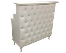 Reception Desk with padded front - Shabby chic - Salon Counter Retail Cash desk 