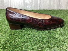 Vintage K&S Brown Crocodile
