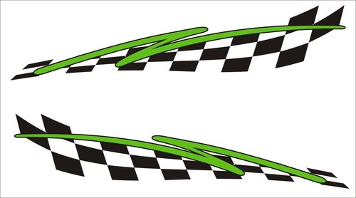 Flash chequered flag - 2x,
