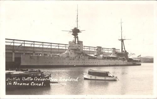 Postcard rppc british battle - postcard, rppc: