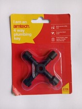 Amtech way plumbing key - amtech, 4-way