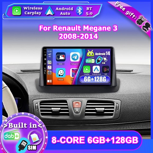 128gb for renault megane - 6g+128gb,