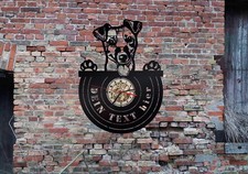 Jack Russell Wall Clock Wooden