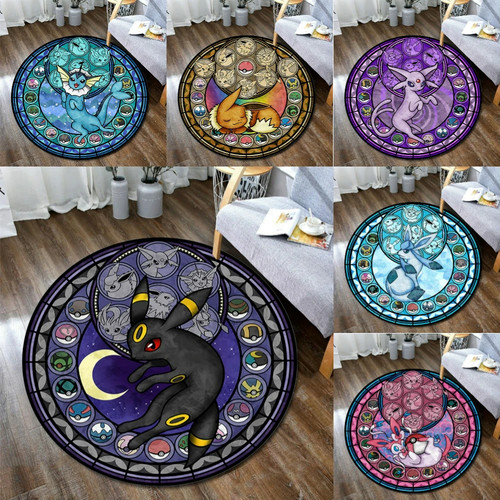 Black sylveon elves - black, rug