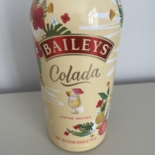 BAILEYS COLADA LIMITED EDITION EMPTY LIQUEUR BOTTLE 70cl GARDEN BAR UPCYCLING