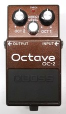 BOSS OC-2 Octave Guitar Effects Pedal 1991 #588 ACA 12V DHL Express or EMS