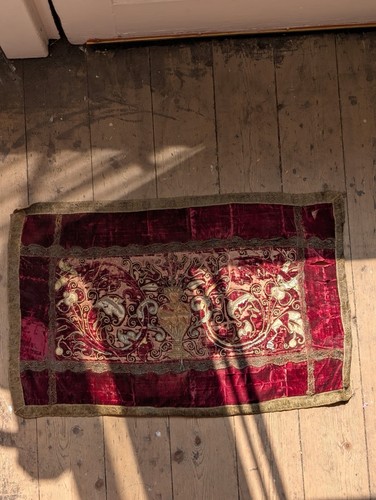 Antique early textile - early,