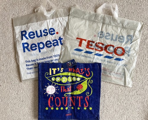 Tesco reusable shopping bag - tesco,