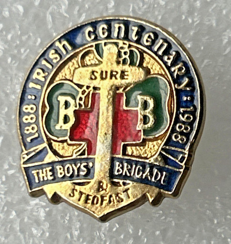 Boys brigade badge - badge, irish