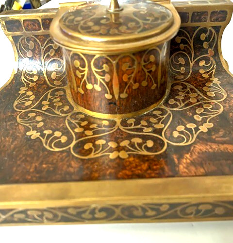 Art nouveau desk - art, items-
