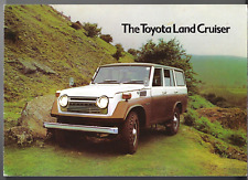 Toyota Land Cruiser 1975-76 UK Market Sales Brochure Station Wagon Pick-Up