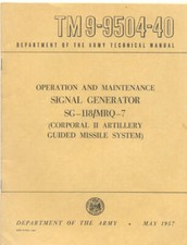 TM9-9504-40 Signal Generator
