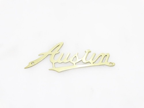 New austin brass badge - brass, (large)