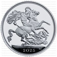 2025 Royal Mint Silver Proof Sovereign Charles III Coin First Year of Issue!