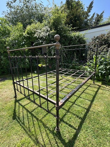 Stunning antique iron brass - iron, &