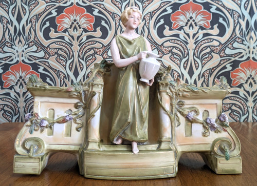 Bohemian art nouveau porcelain - bohemian,