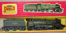 HORNBY DUBLO 2 RAIL 'CARDIFF CASTLE 'LOCOMOTIVE AND TENDER WITH ITS ORIGINAL BOX