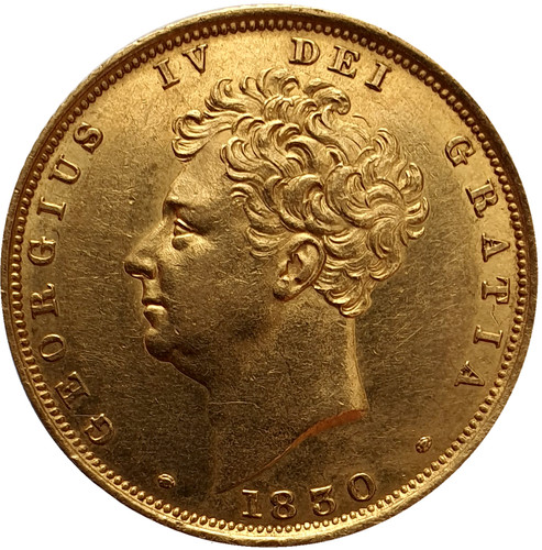 1830 george iiii bare head - george,