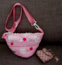 Kids Shoulder Bag / Purse -Kids -Girls Cotton Bag + Mini Coin Purse -Free UK P&P