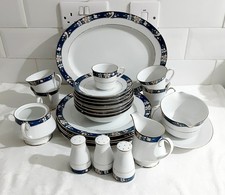 Rare Find Legendary Noritake Prescott Porcelain Floral Dinner Set Of 24 Pieces