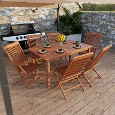 Teak 6 Seat Garden Furniture
