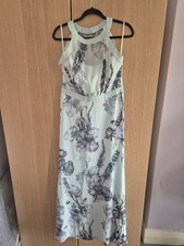 Worn Once Ted Baker £295 RARE 4 UK 12 14 Mint Floral Maxi Dress Wedding Party?