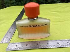 RETRO Vintage LAURA BIAGIOTTI ROMA UOMO PERFUME AFTERSHAVE ? BOTTLE NO BOX Rare
