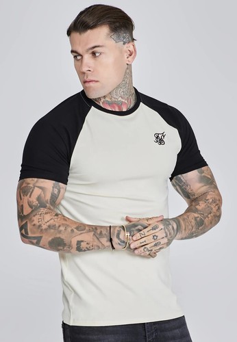Siksilk mens ecru - ecru, raglan