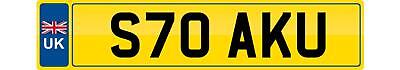 Stoat private number plate s70 - private,