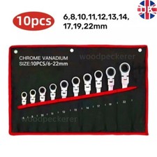 10pcs 6-22mm Flexible Ratchet