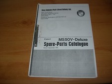 PUCH MS50V-DELUXE ORIGINAL 1972  SPARE PARTS CATALOGUE