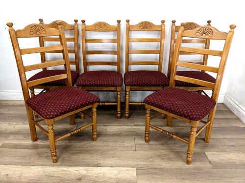 Dining chairs oak ladder - oak,