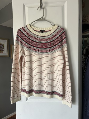 Talbots nordic fair isle yoke - talbots,