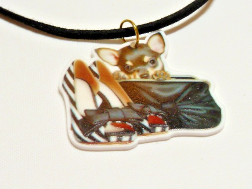 Necklace with chihuahua - necklace,