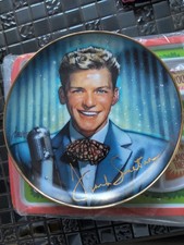 Franklin Mint Limited Edition Frank Sinatra Plate #HA2170 "Radio Days" COA