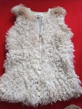 Reiss Real sheepskin Gilet